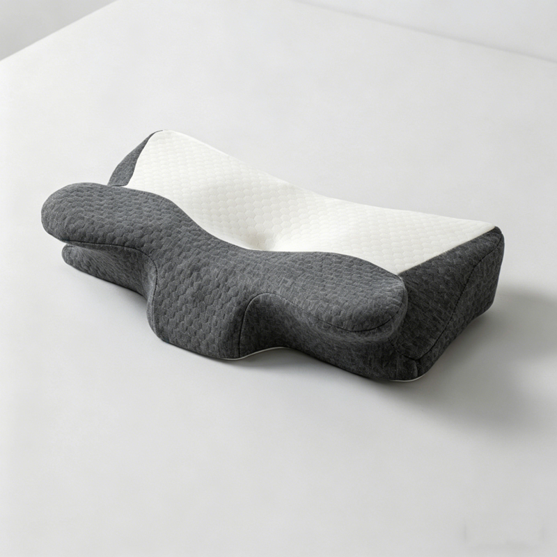Memory Foam Orthopedic Pillow Neck Pain - 2026年ニューバタフライメモリーフォーム頸椎枕、低反発エルゴノミック整形外科サポート、首肩の痛み緩和睡眠用
