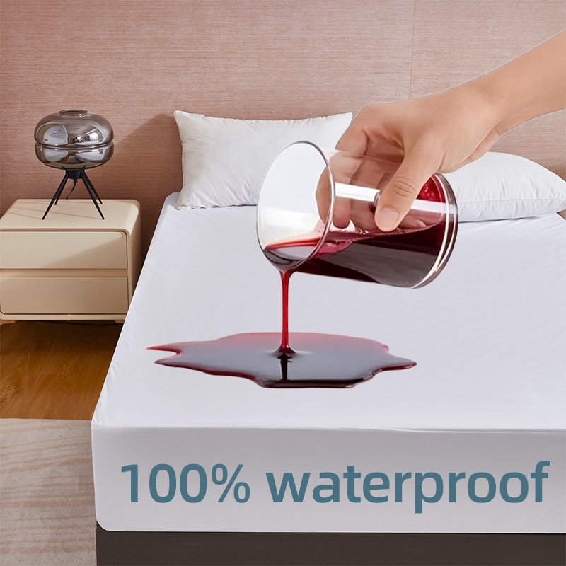 Waterproof Mattress Protector Breathable - クイーンサイズ防水マットレスプロテクター、ペット、高齢者、失禁用の尿・液体防止カバー