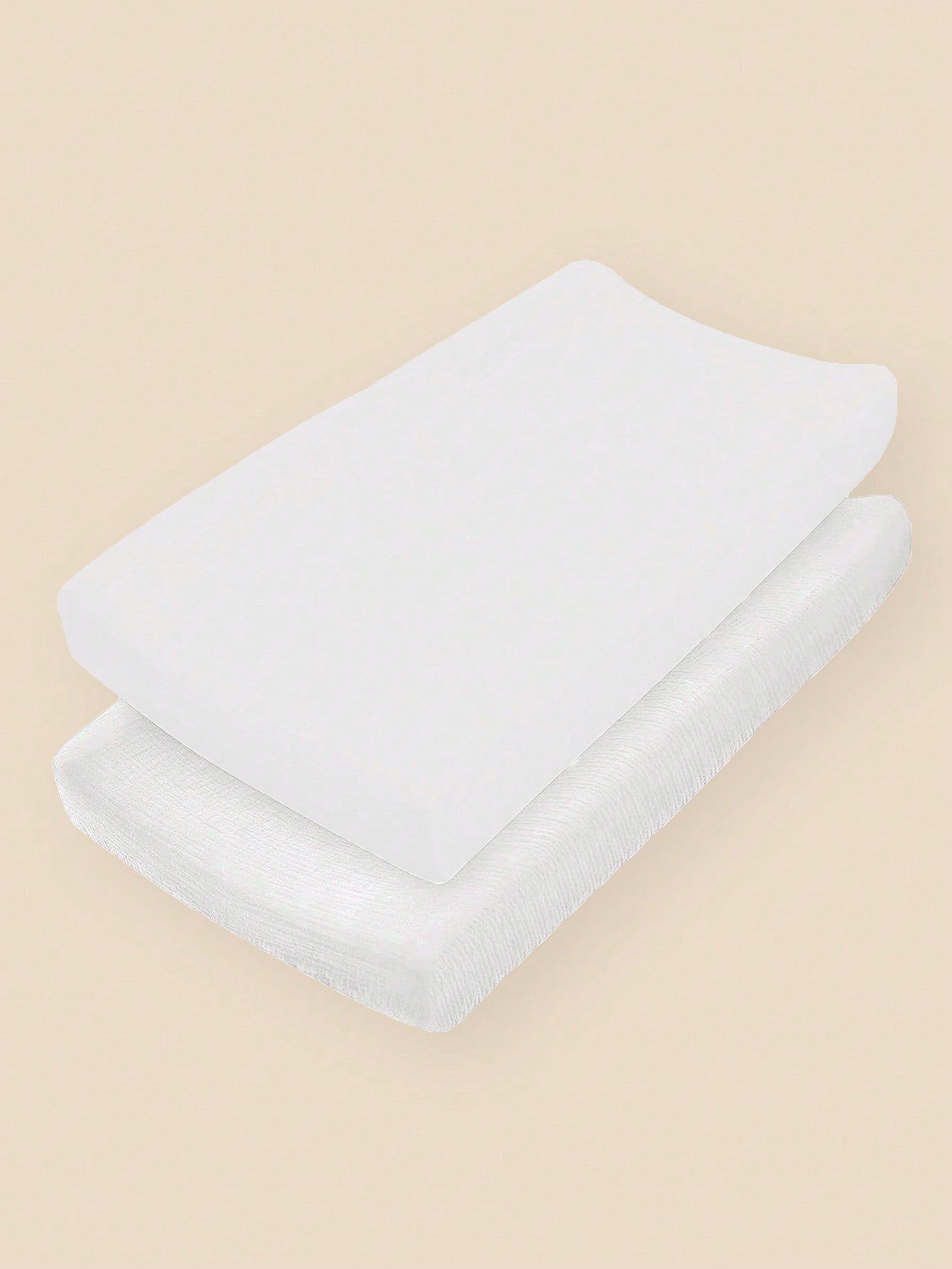 2枚組モスリンおむつ替えシートカバー、フィット式ベビーベッド - Muslin Cotton Bedspread のレビューと価格
