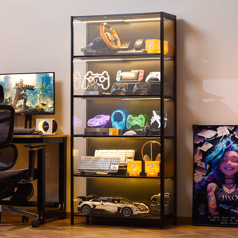 多層透明収納キャビネット、防塵アクリルドア、靴コレクションキ - Storage & Organization のレビューと価格