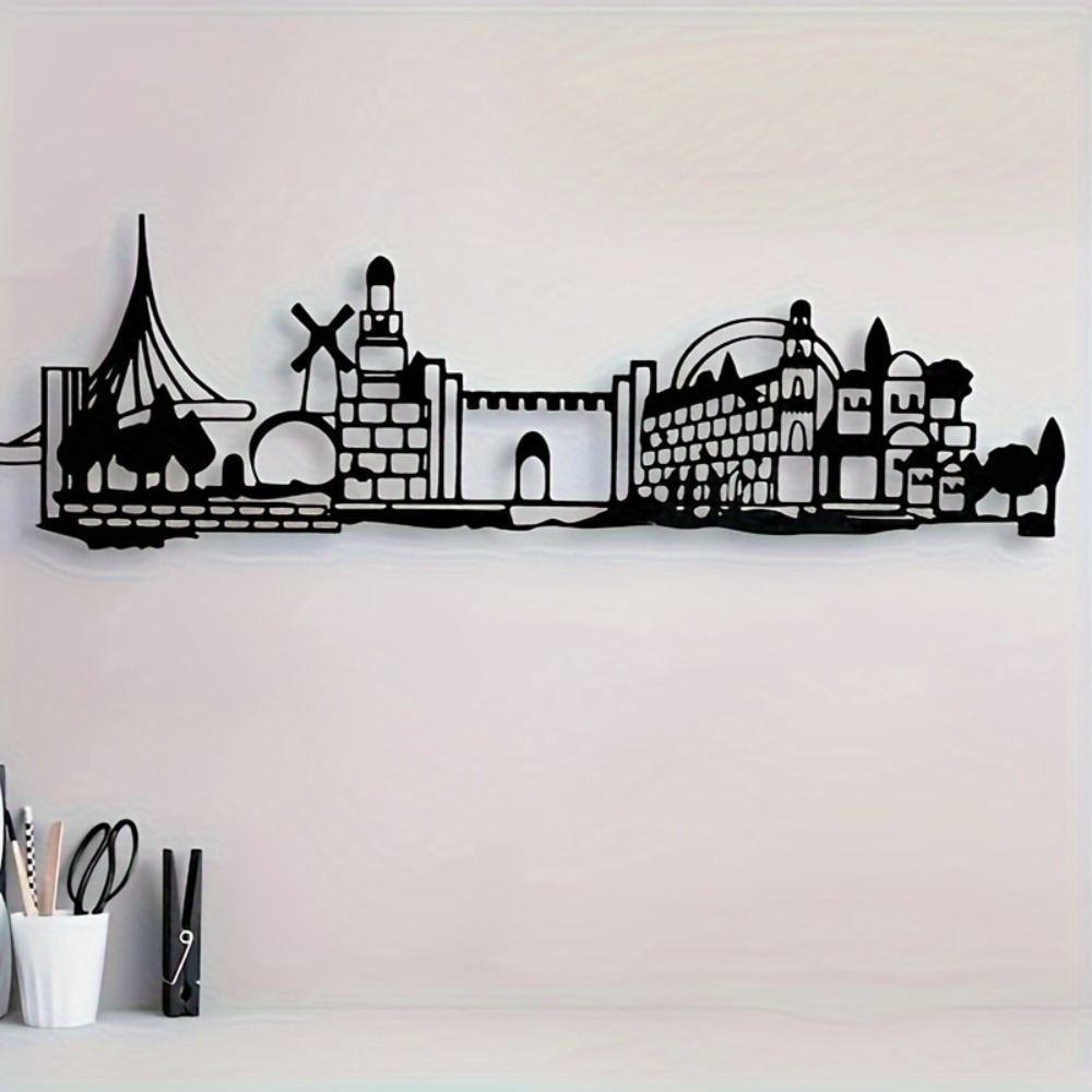 CIFBUY メタルウォールアート エルサレムのスカイライン - Home Decor のレビューと価格