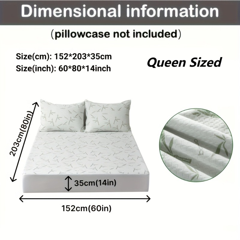 MEICARE 100%竹繊維マットレスプロテクター - 冷 - Waterproof Mattress Protector Breathable のレビューと価格
