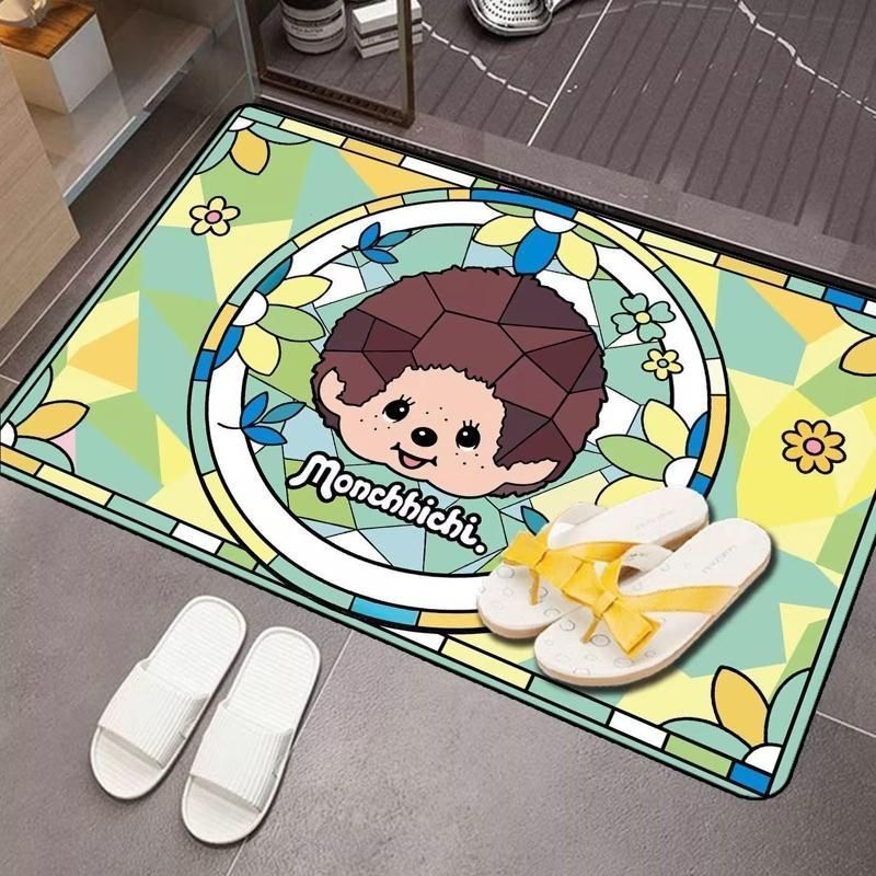 モンチッチカートゥーン珪藻土バスマット 超吸水性 滑り止め  - Quick Dry Diatomite Bath Mat のレビューと価格