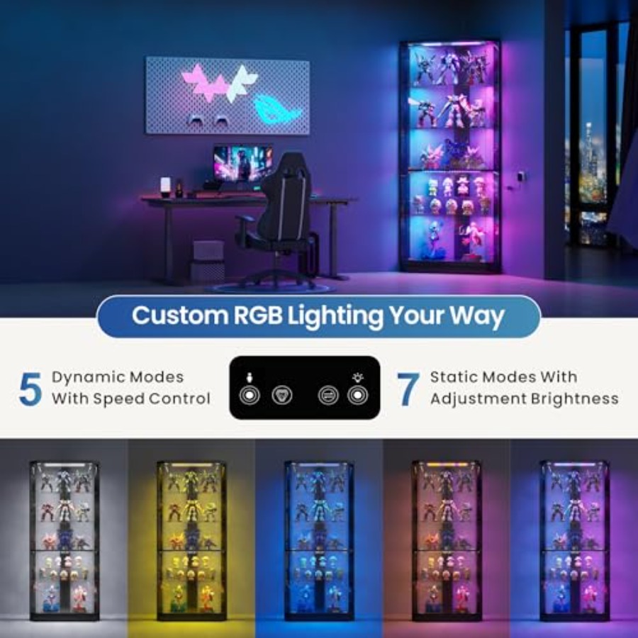小売店向けRGBライトと人感センサー付きコーナーディスプレイ - Lighting のレビューと価格