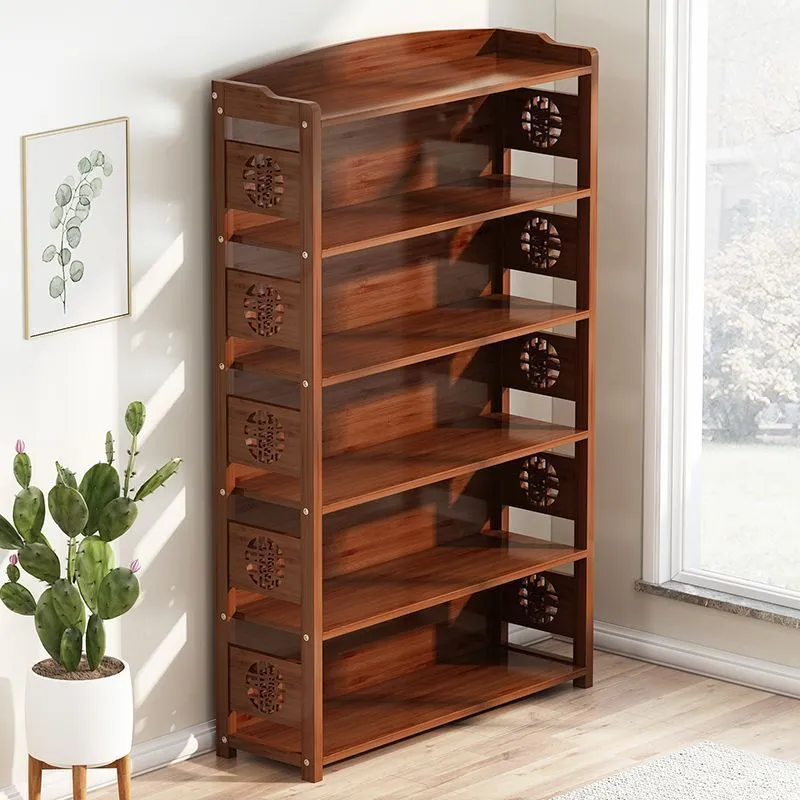 無垢材の本棚 シンプルな収納ラック 寝室 リビングルーム 学 - Storage & Organization のレビューと価格