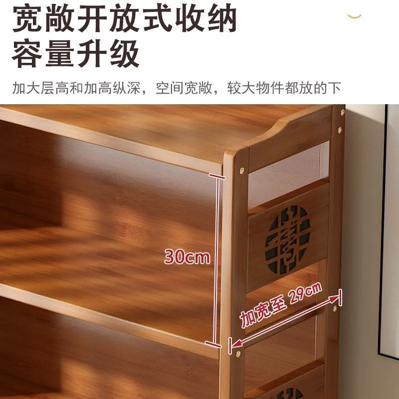 無垢材の本棚 シンプルな収納ラック 寝室 リビングルーム 学 - Storage & Organization のレビューと価格