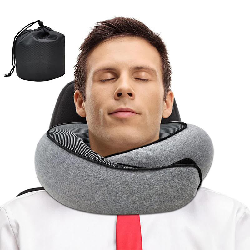 旅行ネックピローメモリーフォーム U 字型枕カタツムリスタイ - Anti Snore Contour Pillow のレビューと価格