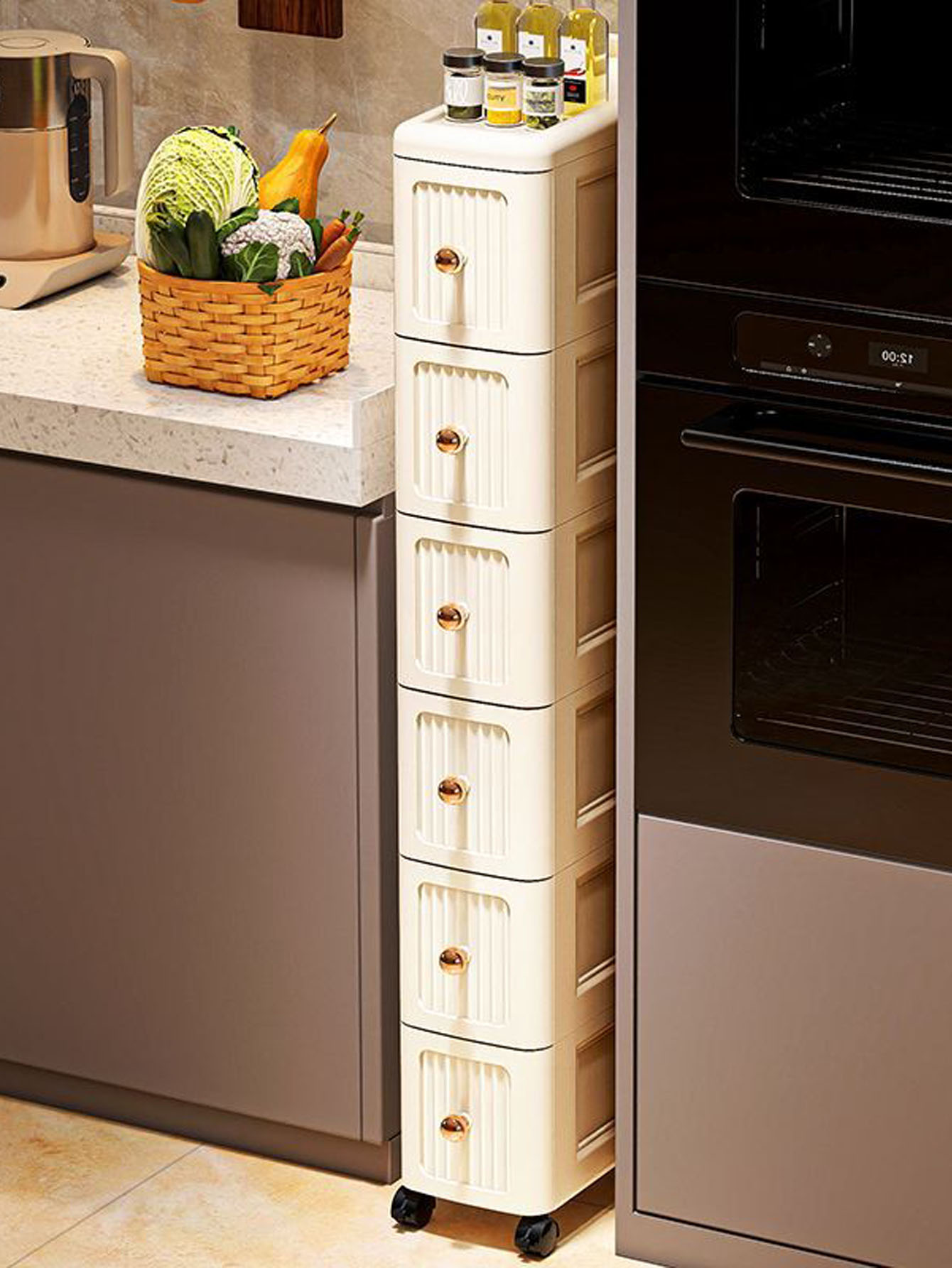 幅15CMの隙間収納キャビネット – キッチン冷蔵庫やテーブ - Storage & Organization のレビューと価格