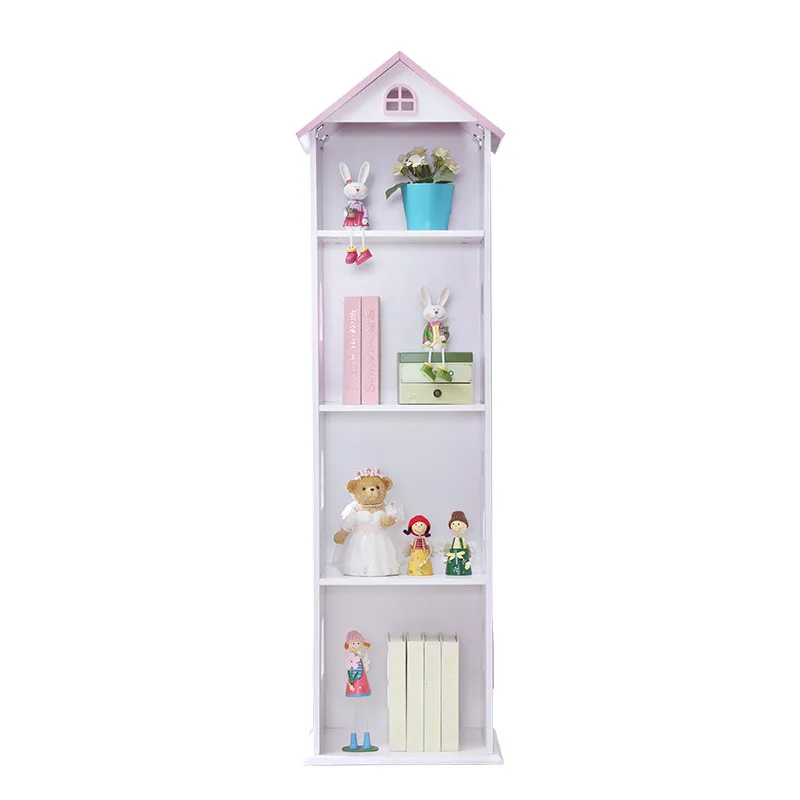 クリエイティブな城型フロアブックシェルフ 子供用絵本収納ラッ - Storage & Organization のレビューと価格