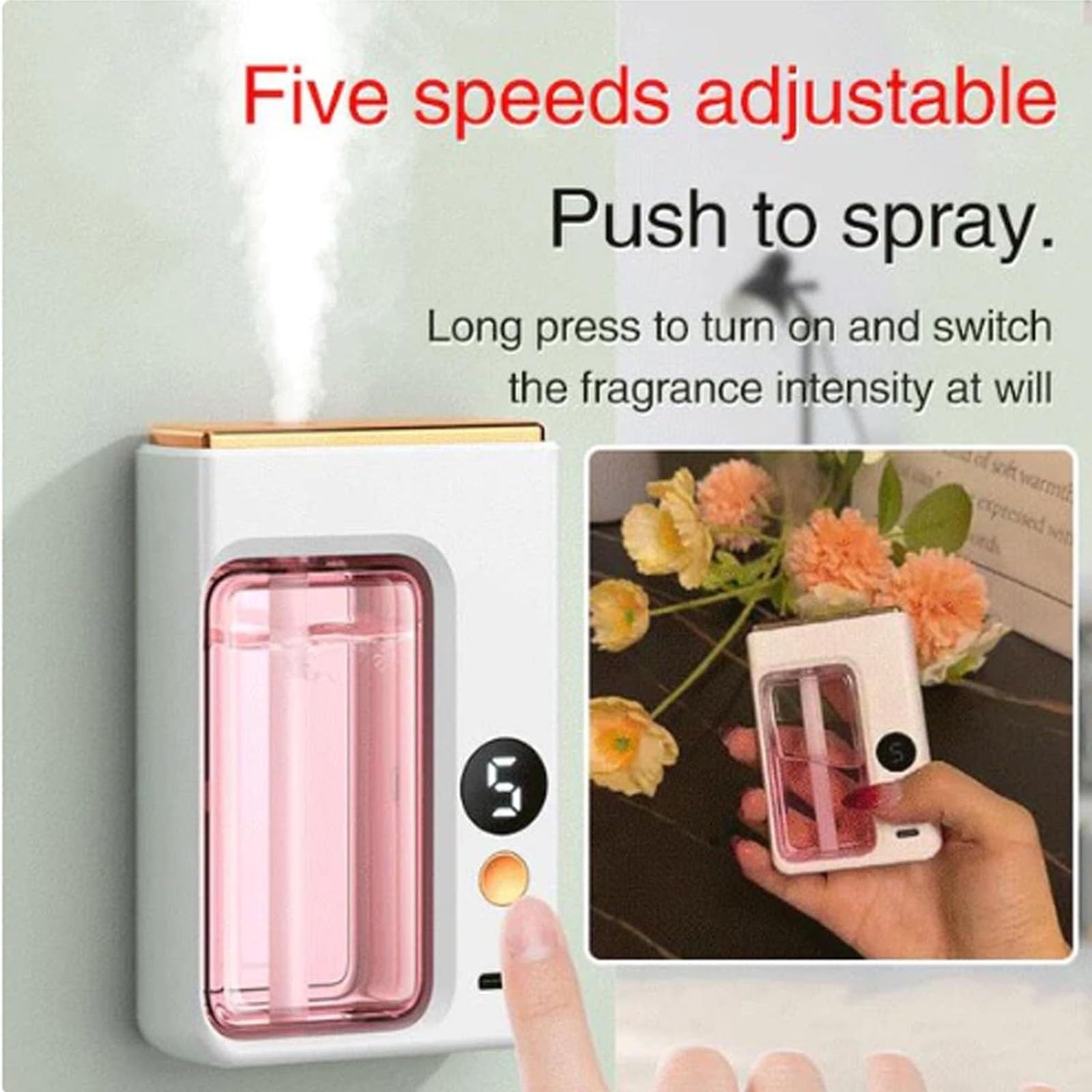 アロマセラピーディフューザー ワイヤレス 壁掛け式 ポータブ - Home Decor のレビューと価格