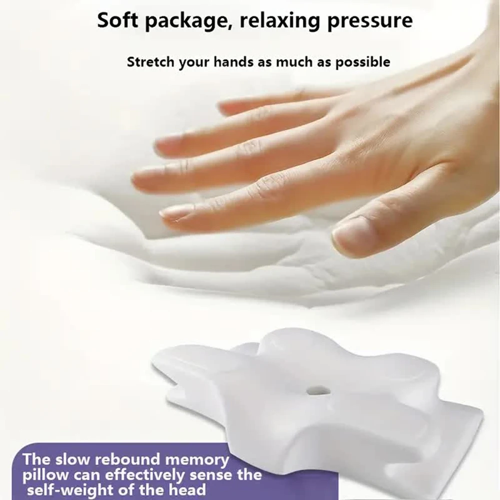 メモリーフォーム枕 バタフライ型 リラックス効果のある頸椎用 - Memory Foam Orthopedic Pillow Neck Pain のレビューと価格