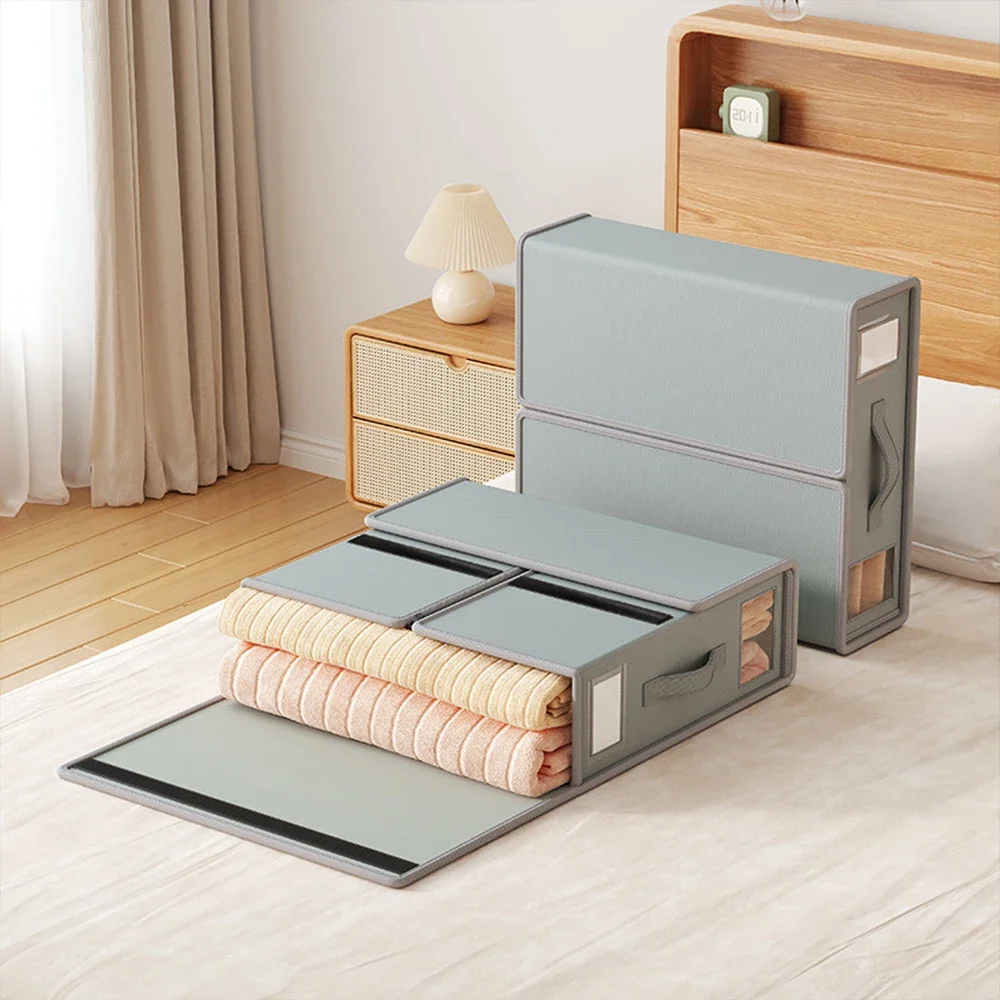 寝具シーツセットオーガナイザー折りたたみ式リネン収納ボックス - Bedding のレビューと価格