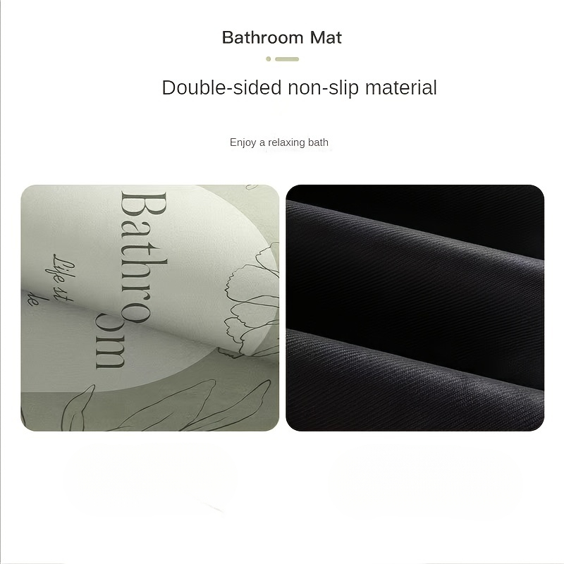 正方形の玄関マット 速乾性珪藻土ラグ ゴム裏地 滑り止め 吸 - Quick Dry Diatomite Bath Mat のレビューと価格