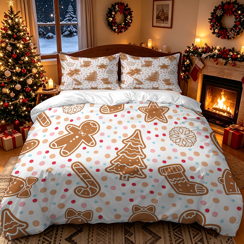 ソフトな3点セットの掛け布団カバーセット、2Dフラットプリン - Duvet Cover Sets With Zipper のレビューと価格
