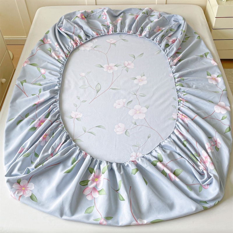 24色展開、丸型フィットマットレスカバー、フルラップ、滑り止 - Fitted Bed Sheets Deep Pocket のレビューと価格